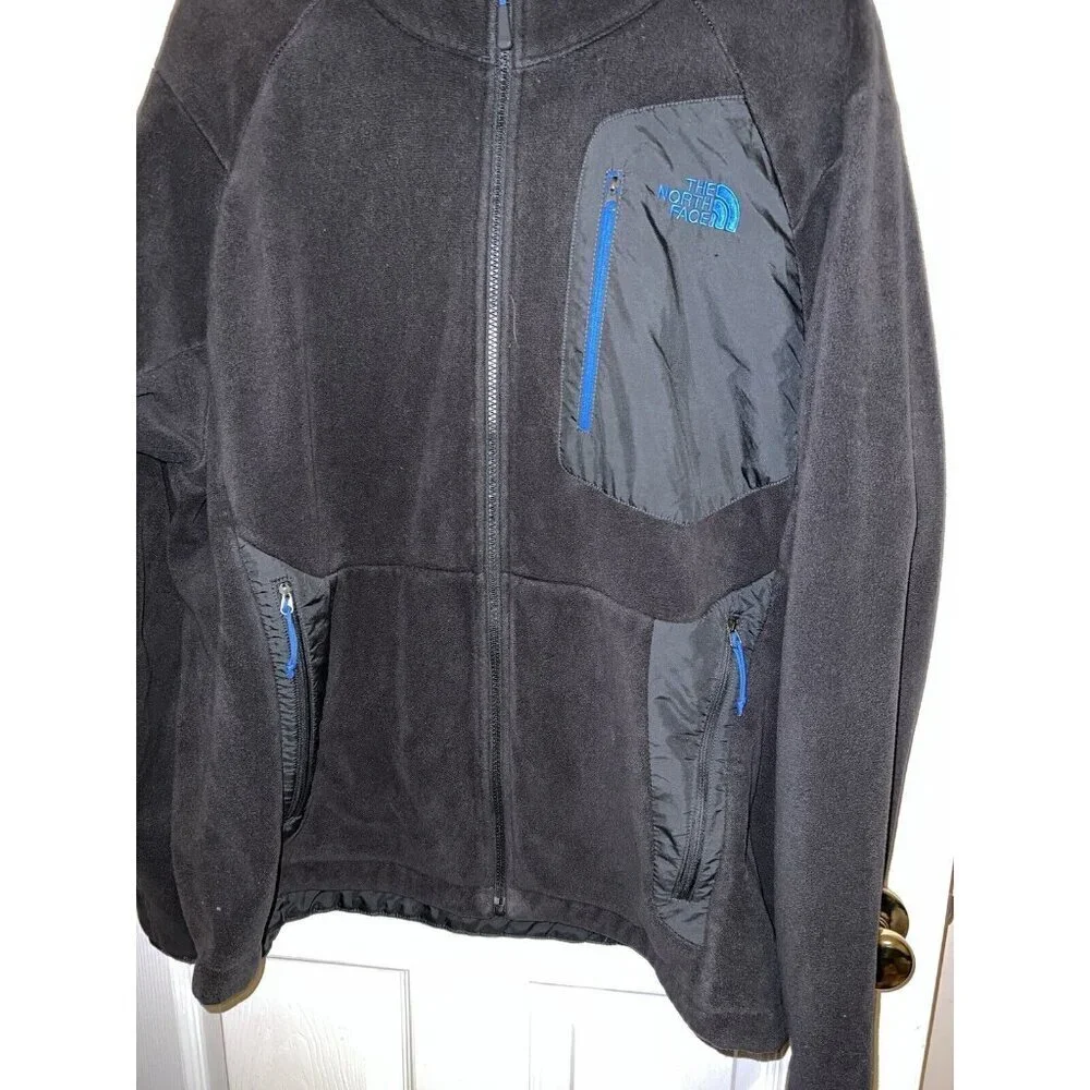 THE NORTH FACE Mens Gray Full Zipper Fleece Lined Sweater Jacket Sz XL